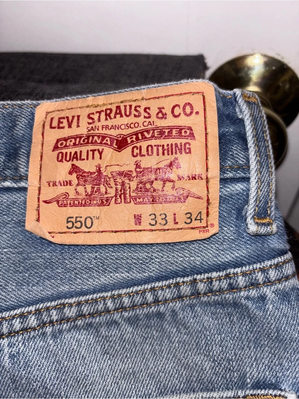 Levi's Men's Relaxed Bootcut Jeans in Light Blue